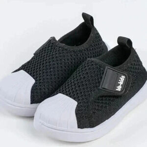 BB Kids Non-Slip Baby Shoe Socks – Black (Toddler US 6-7) | Soft, Cute & Comfy!